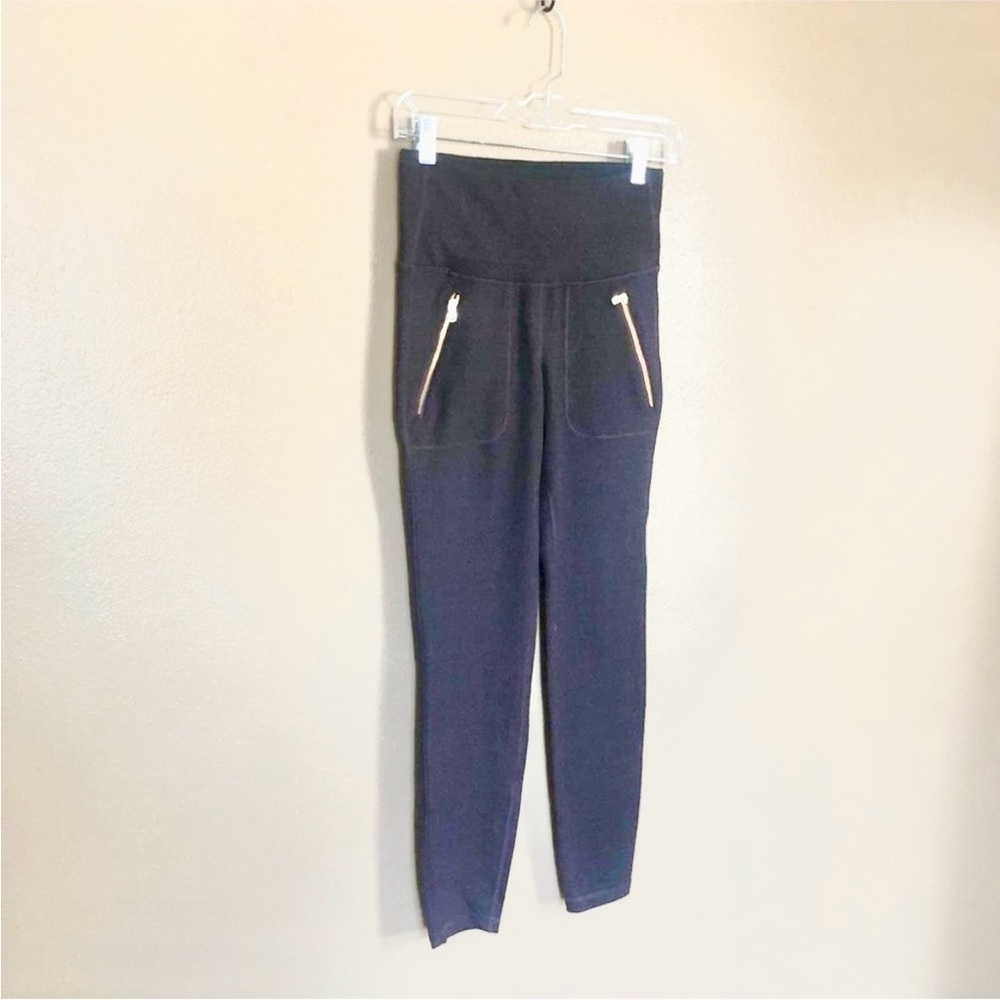 Old Navy Active Dark Purple Fashion Workout Leggings Size S